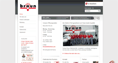 Desktop Screenshot of elektrobraun.com
